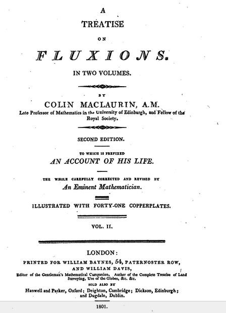 Volume II (2nd Ed., 1801)